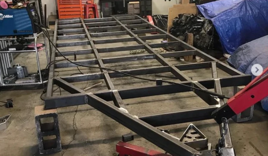 air bag trailer build