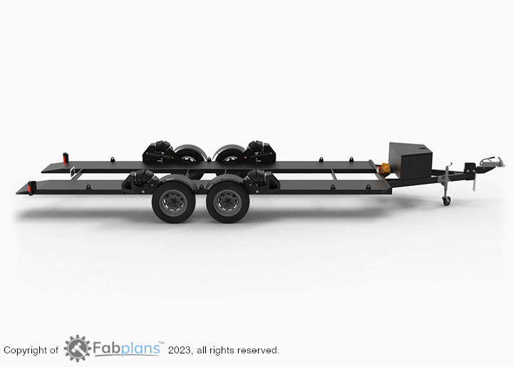 Airbagged Trailers : Remorque porte voiture sur coussin d'air - L'ECLECTIC  AUTO