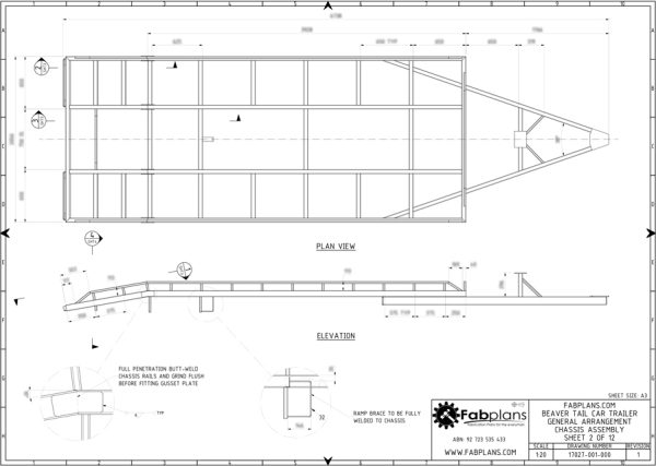 Beavertail Car Trailer Plans - Fabplans