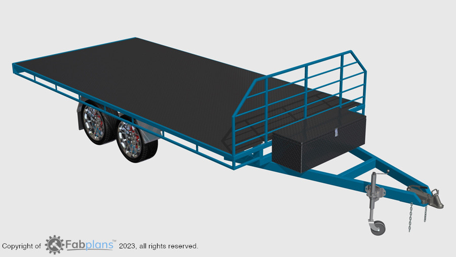 flatbed trailer blueprints