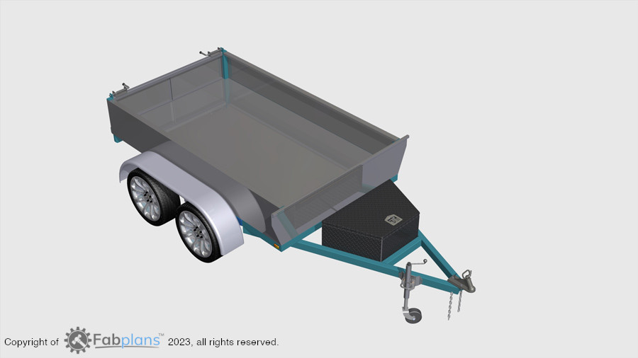 hydraulic tipping trailer plan
