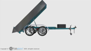 tipping box trailer drawing