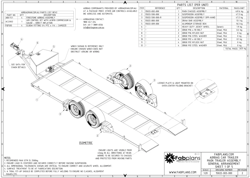 AIR BAGGED TRAILER, Part 3: AIR, ELECTRIC AND TESTS!!!!!!!! - YouTube