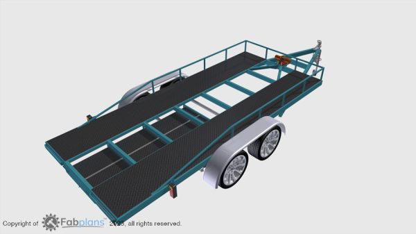 car trailer fabrication drawings