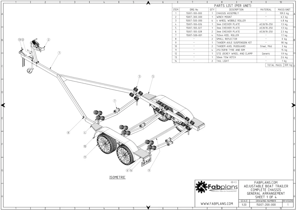 boat trailer plans online