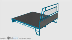 steel space cab ute tray blueprints