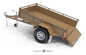 1000kg tilting box trailer plans