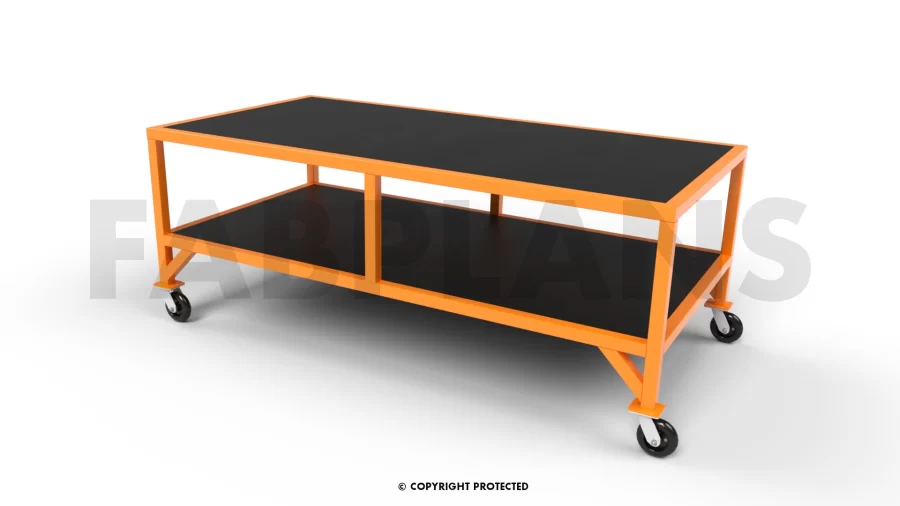 Fabplans Work Bench Plans 2500x700mm
