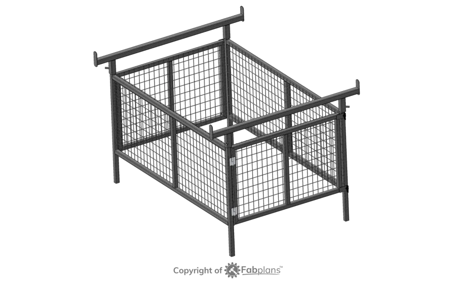 free trailer plans - box trailer cage